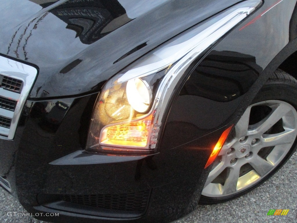 2014 ATS 2.0L Turbo AWD - Black Raven / Morello Red/Jet Black photo #31