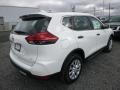 2017 Glacier White Nissan Rogue S AWD  photo #7