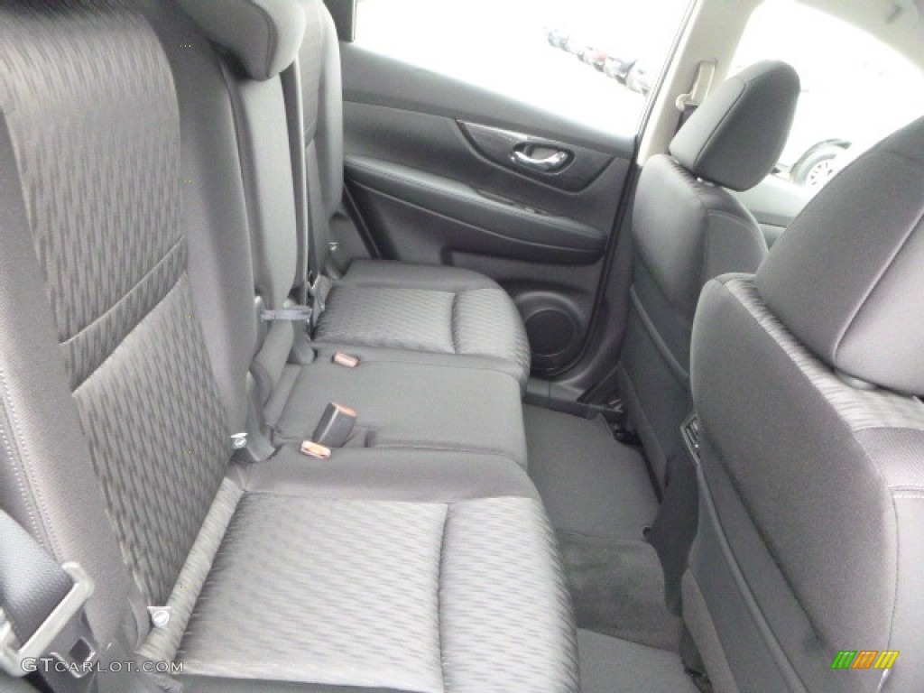 2017 Nissan Rogue S AWD Rear Seat Photo #118104564