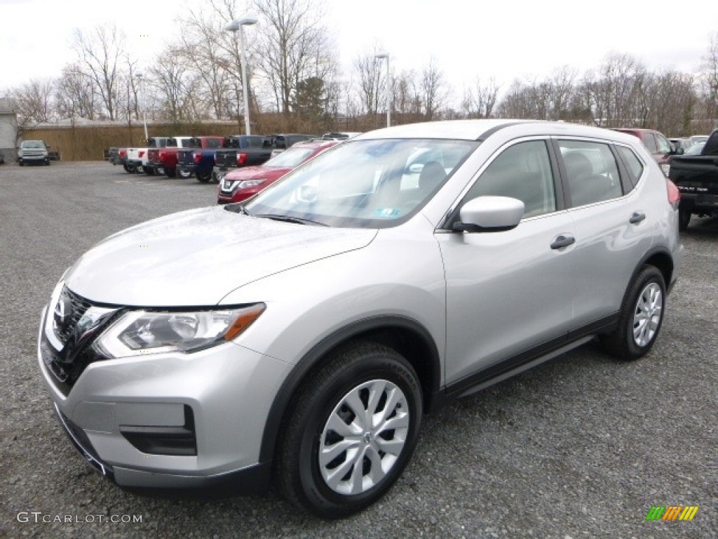 Brilliant Silver 2017 Nissan Rogue S AWD Exterior Photo #118104690