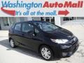 Crystal Black Pearl 2015 Honda Fit LX