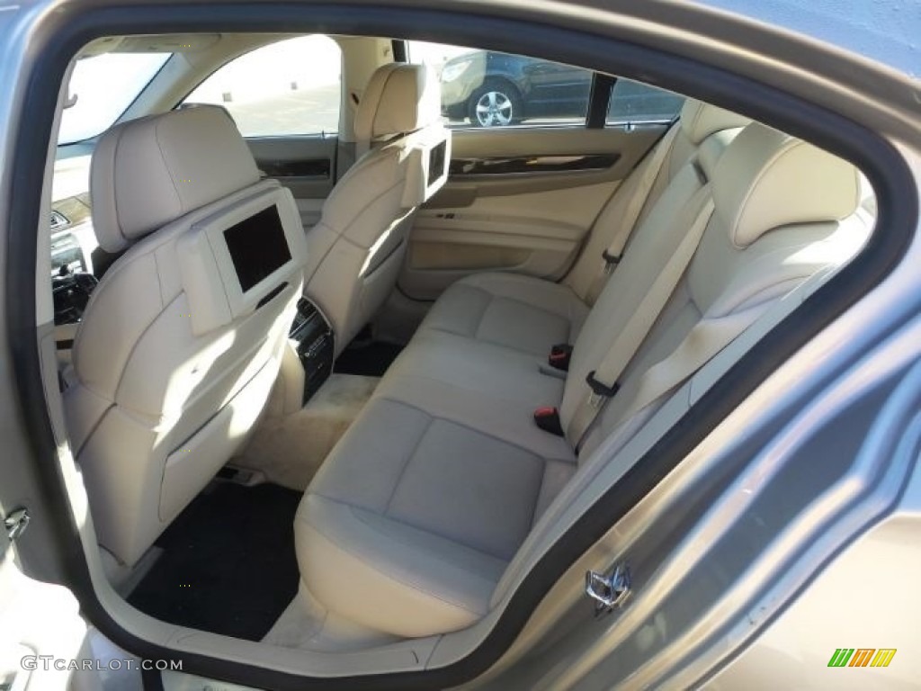 2009 7 Series 750i Sedan - Dark Graphite Metallic / Champagne Full Merino Leather photo #6