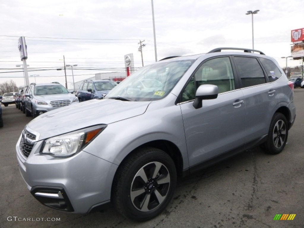 2017 Forester 2.5i Limited - Ice Silver Metallic / Gray photo #12