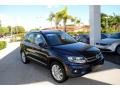 Night Blue Metallic 2012 Volkswagen Tiguan SE