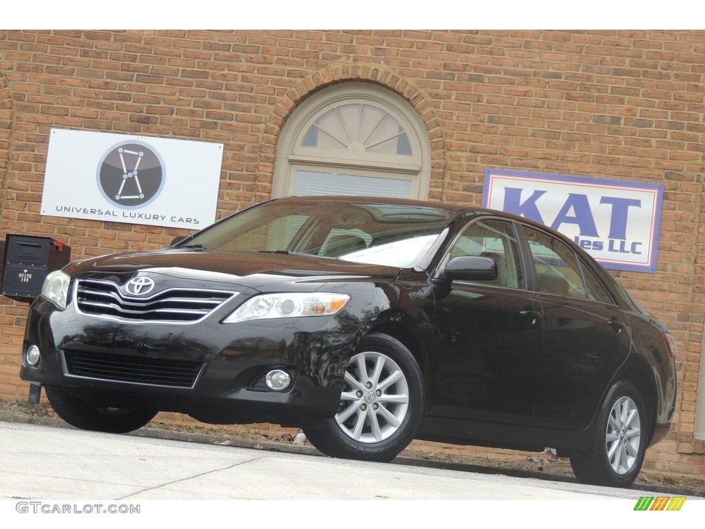 2010 Camry XLE - Black / Ash Gray photo #1