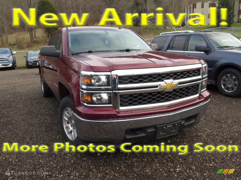 2014 Silverado 1500 LT Crew Cab 4x4 - Victory Red / Jet Black/Dark Ash photo #1