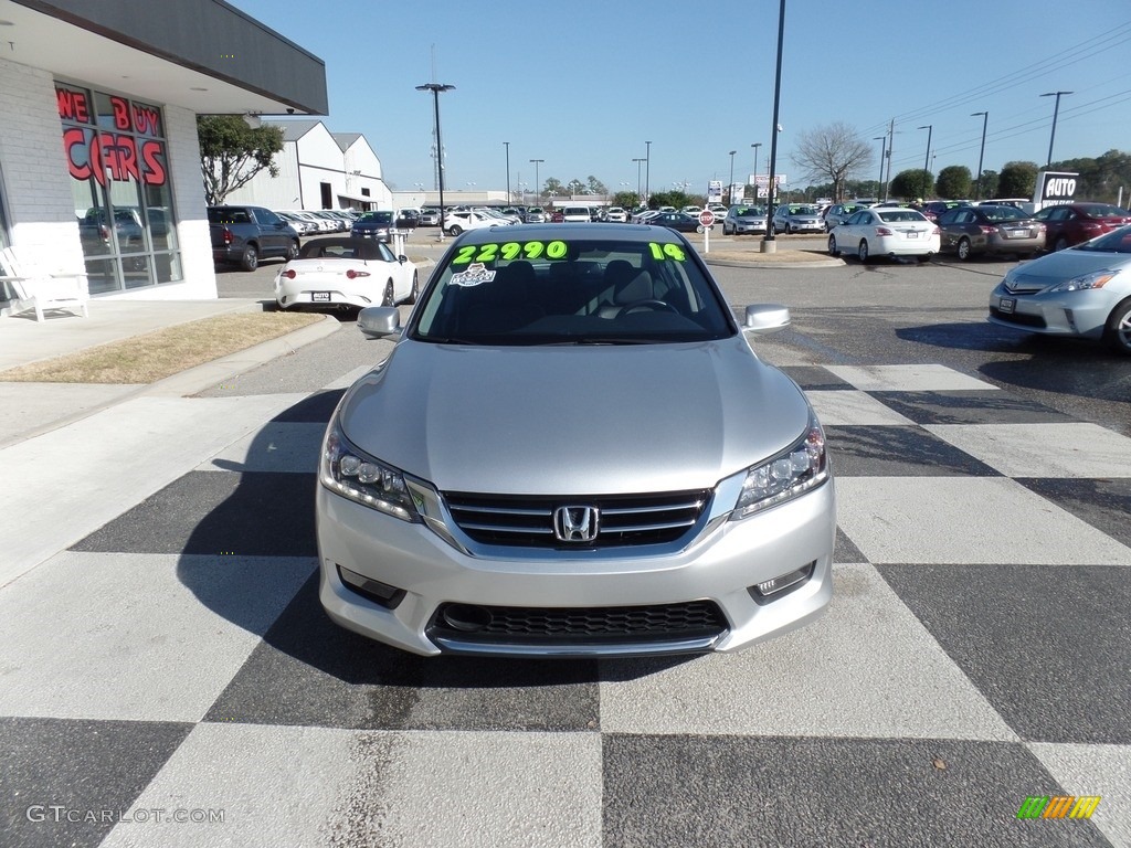 2014 Accord Touring Sedan - Alabaster Silver Metallic / Black photo #2
