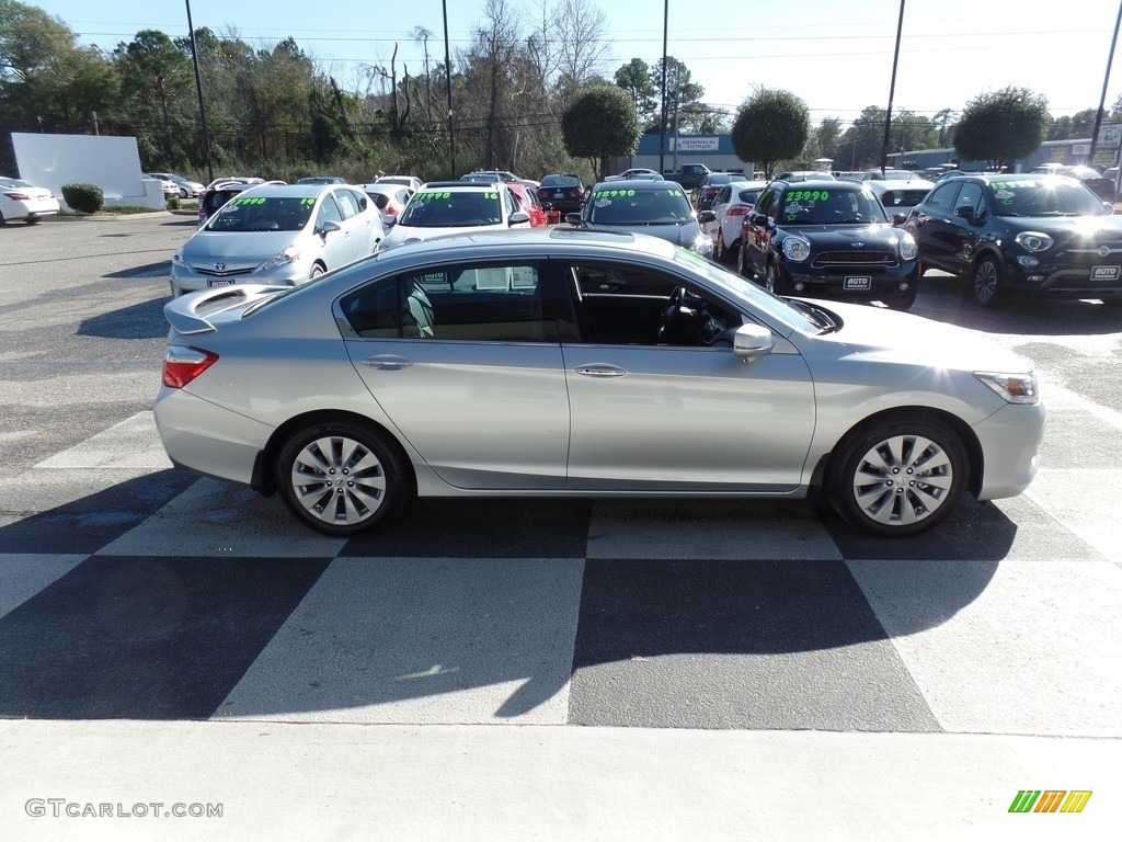 2014 Accord Touring Sedan - Alabaster Silver Metallic / Black photo #3