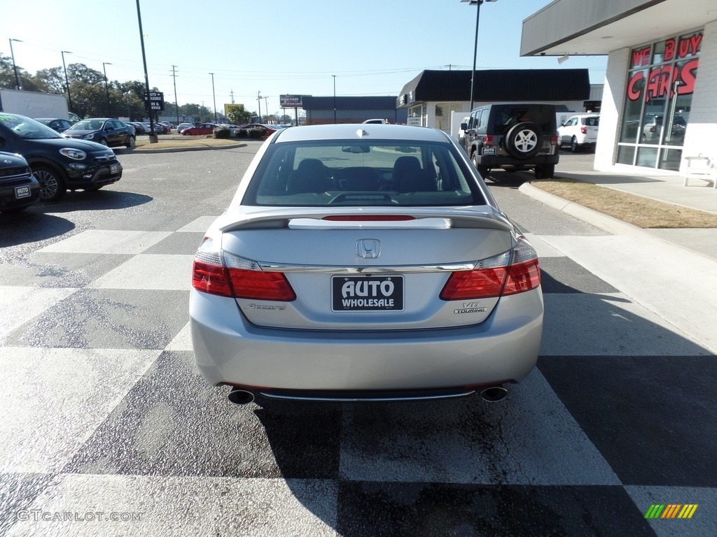 2014 Accord Touring Sedan - Alabaster Silver Metallic / Black photo #4