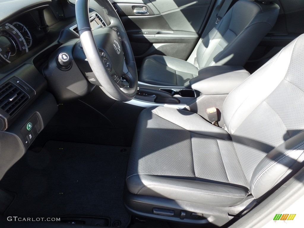 2014 Accord Touring Sedan - Alabaster Silver Metallic / Black photo #10