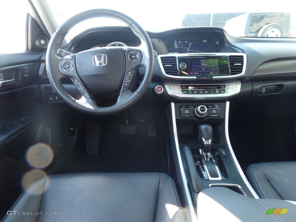 2014 Accord Touring Sedan - Alabaster Silver Metallic / Black photo #15