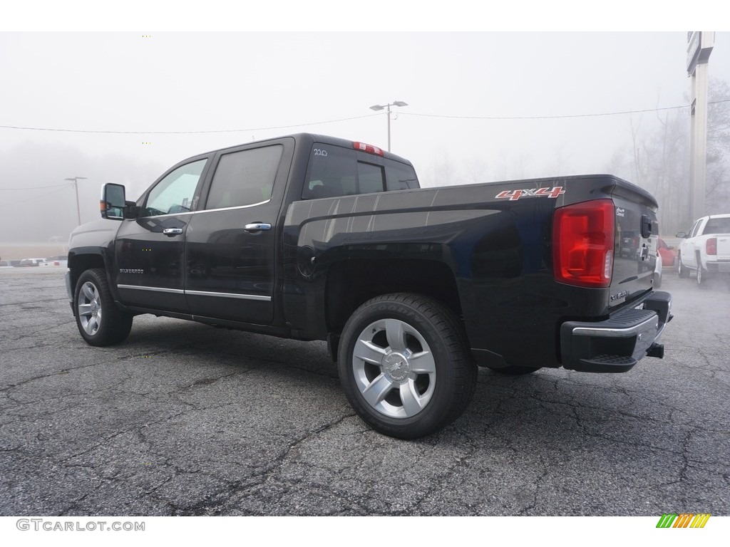 2017 Silverado 1500 LTZ Crew Cab 4x4 - Black / Jet Black photo #5