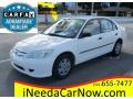 Taffeta White 2005 Honda Civic Value Package Sedan