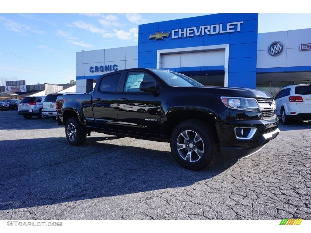 2017 Colorado Z71 Crew Cab - Black / Jet Black photo #1