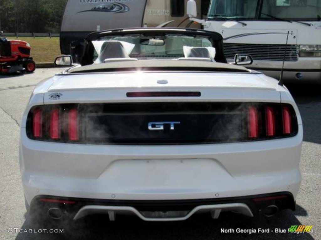 2017 Mustang GT Premium Convertible - White Platinum / Ceramic photo #4