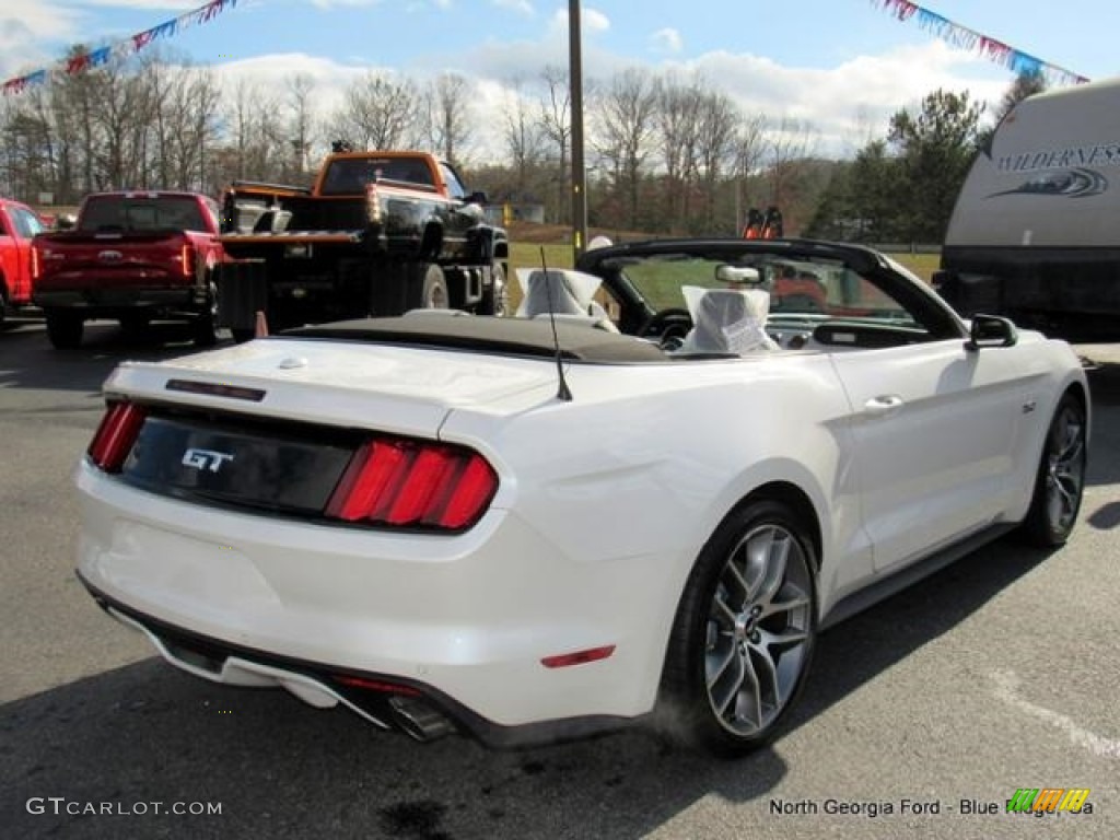 2017 Mustang GT Premium Convertible - White Platinum / Ceramic photo #5