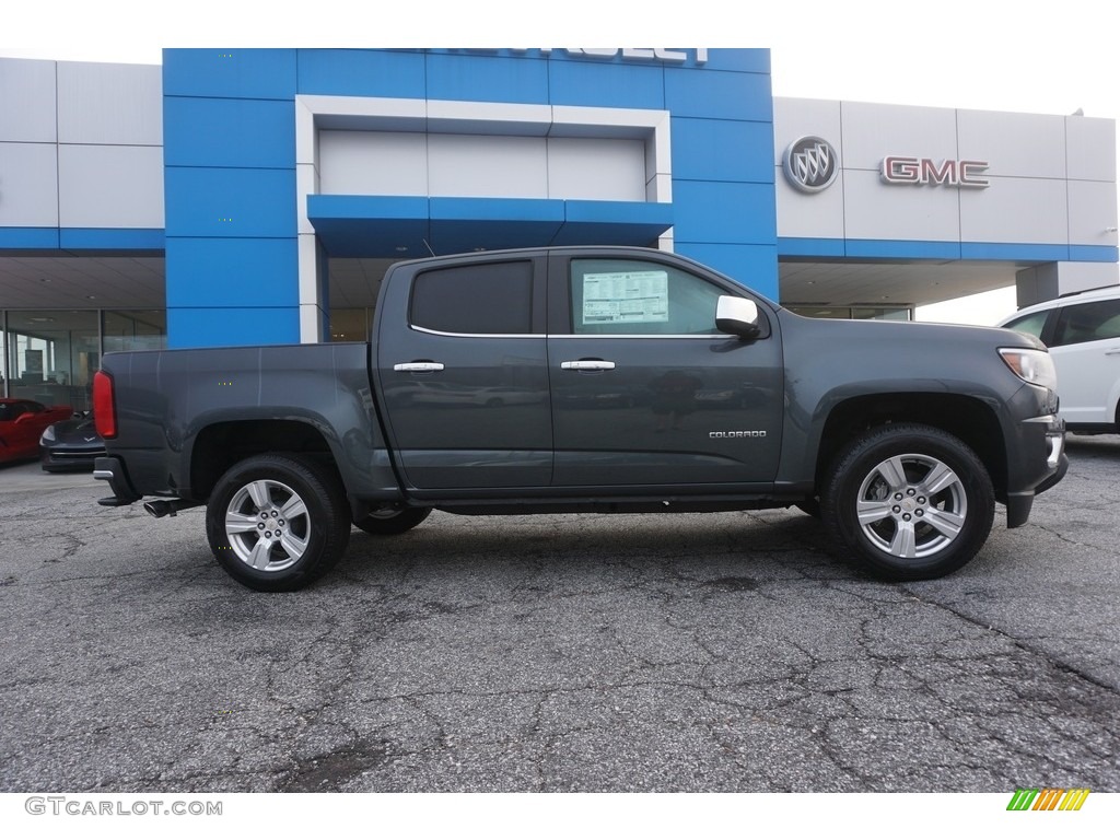 Cyber Gray Metallic 2017 Chevrolet Colorado LT Crew Cab Exterior Photo #118115658