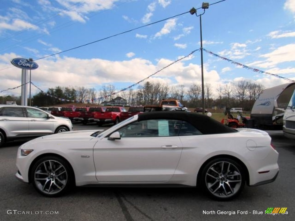 2017 Mustang GT Premium Convertible - White Platinum / Ceramic photo #10