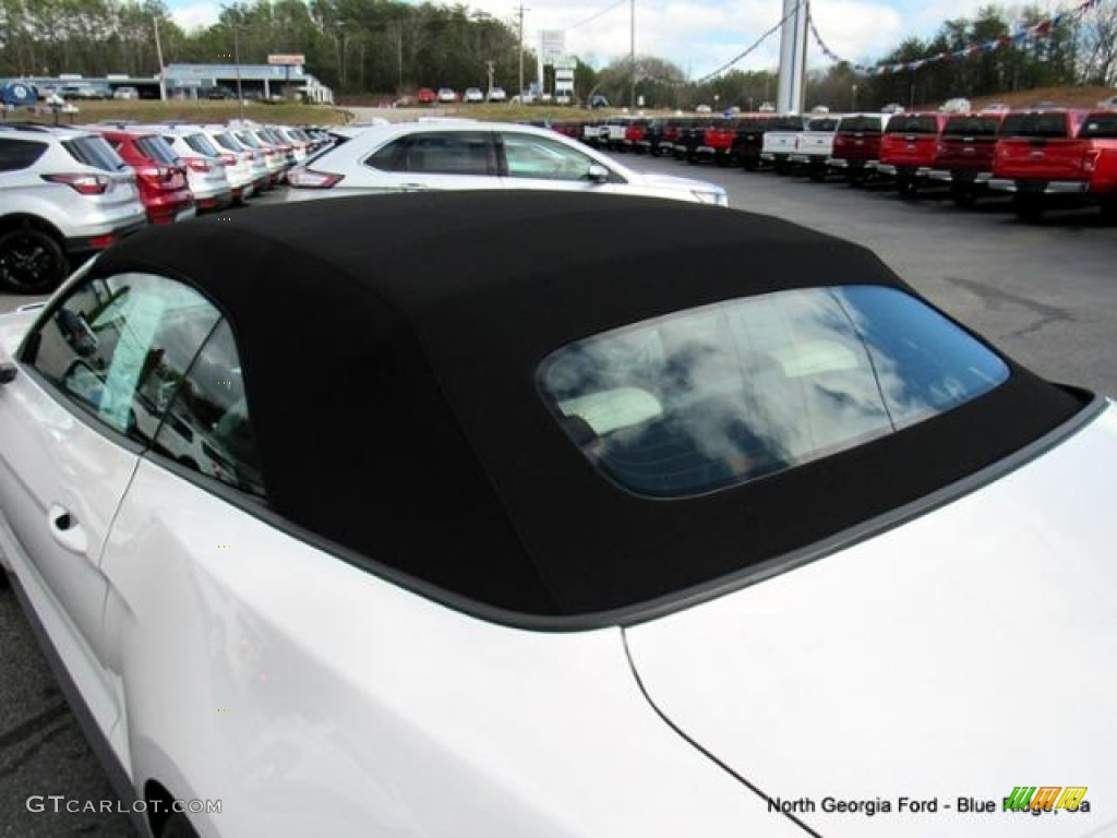 2017 Mustang GT Premium Convertible - White Platinum / Ceramic photo #11