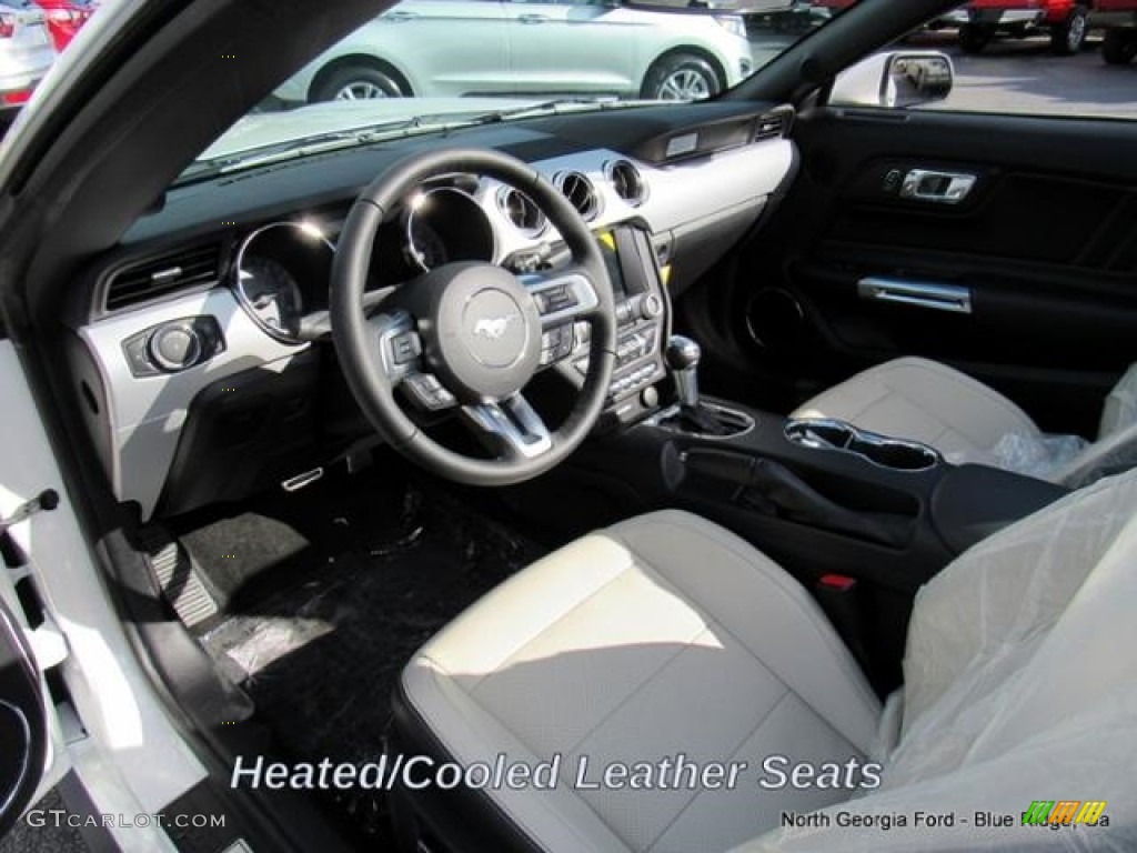 2017 Mustang GT Premium Convertible - White Platinum / Ceramic photo #15