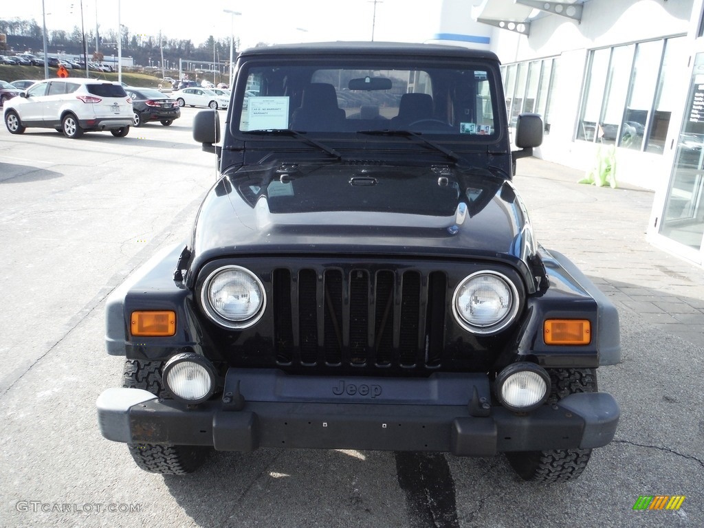 2004 Wrangler Unlimited 4x4 - Black / Dark Slate Gray photo #4