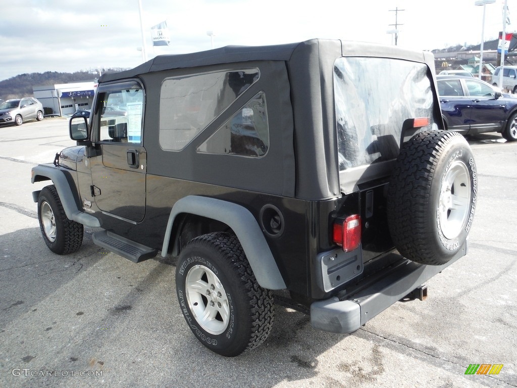 2004 Wrangler Unlimited 4x4 - Black / Dark Slate Gray photo #10