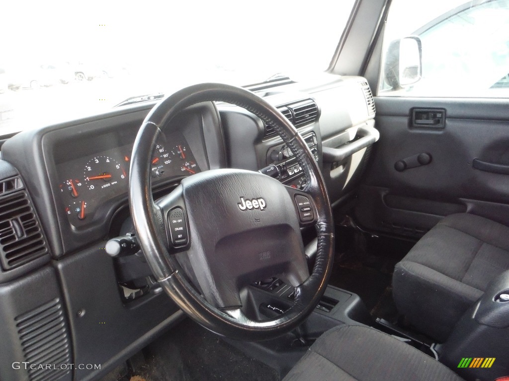 2004 Wrangler Unlimited 4x4 - Black / Dark Slate Gray photo #12