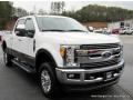 2017 Oxford White Ford F250 Super Duty Lariat Crew Cab 4x4  photo #7