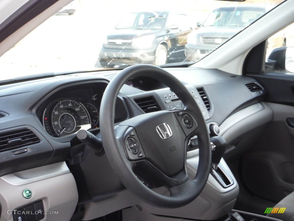 2014 CR-V LX AWD - White Diamond Pearl / Gray photo #11