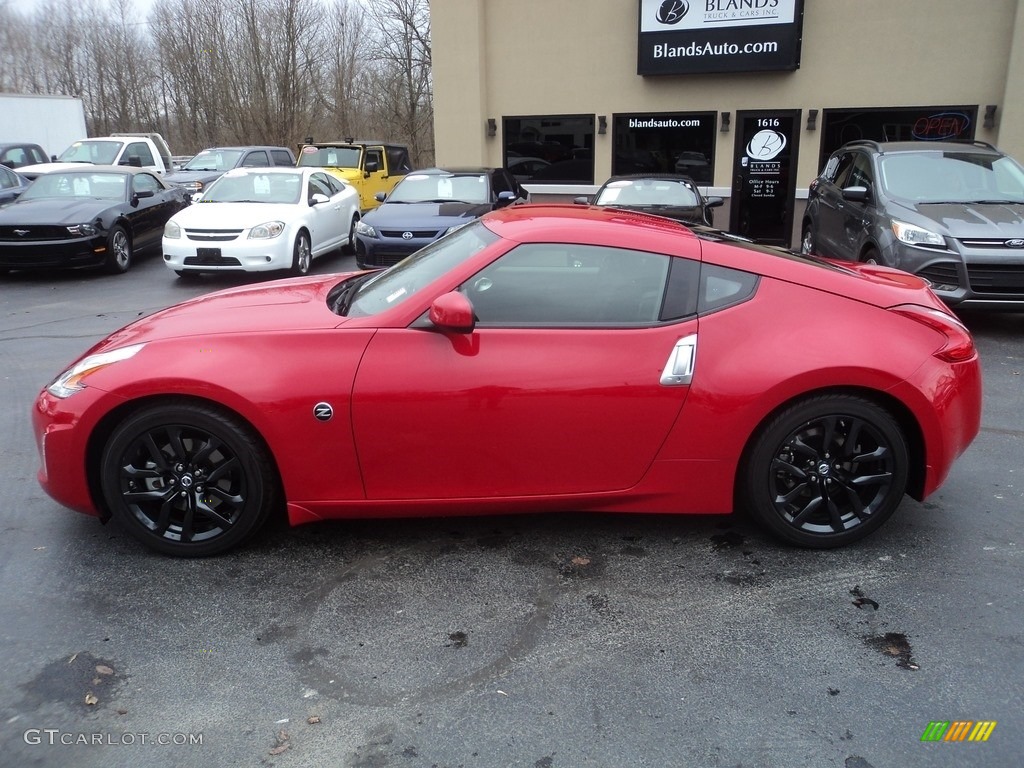 2016 370Z Coupe - Magma Red / Black photo #1