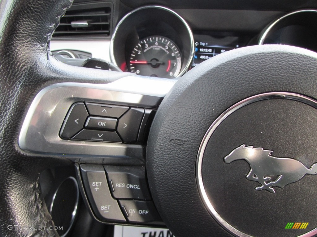 2015 Mustang EcoBoost Premium Convertible - Oxford White / Ebony photo #30