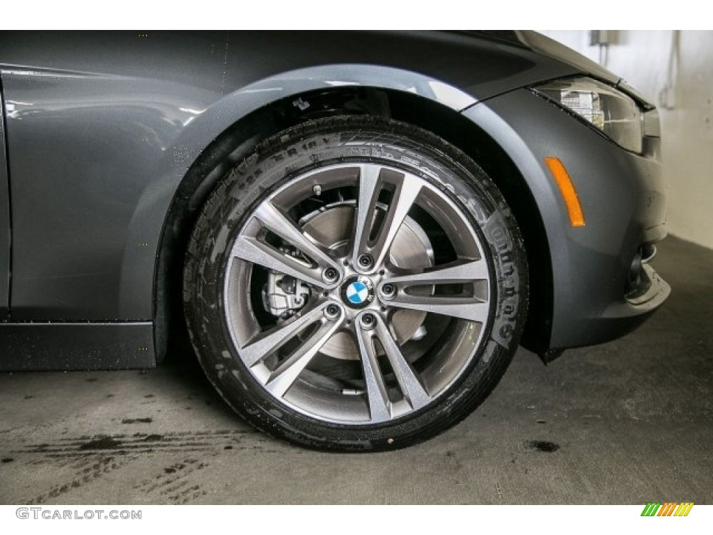 2017 3 Series 330i Sedan - Mineral Grey Metallic / Oyster photo #9