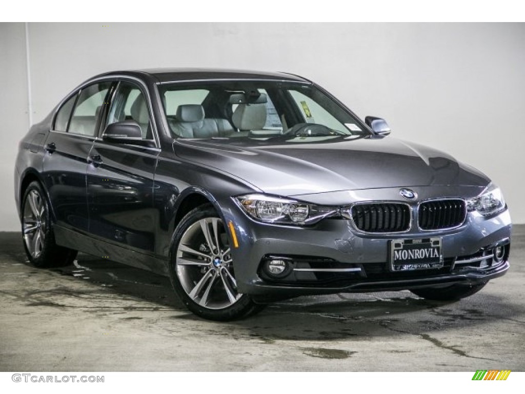 2017 3 Series 330i Sedan - Mineral Grey Metallic / Oyster photo #12