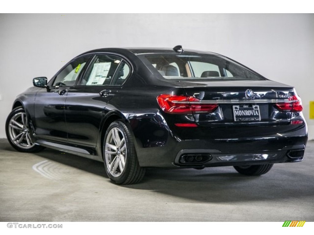 2017 7 Series 750i Sedan - Black Sapphire Metallic / Black photo #3