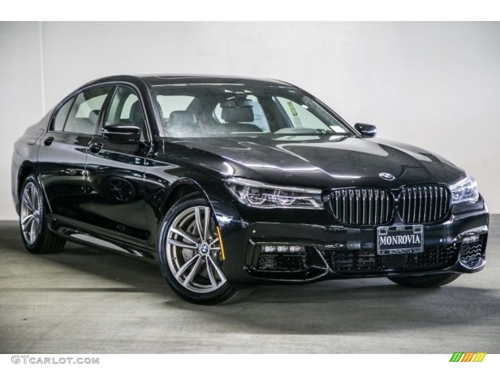 2017 7 Series 750i Sedan - Black Sapphire Metallic / Black photo #12