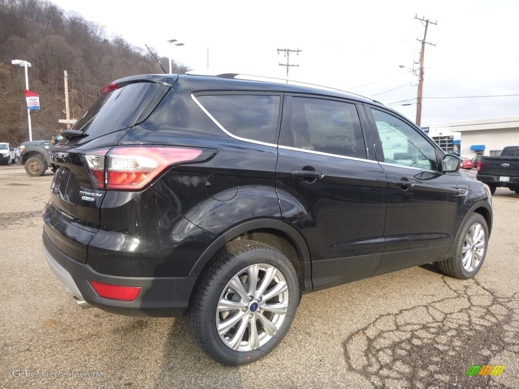 2017 Escape Titanium 4WD - Shadow Black / Charcoal Black photo #2