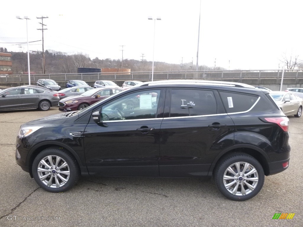 2017 Escape Titanium 4WD - Shadow Black / Charcoal Black photo #6