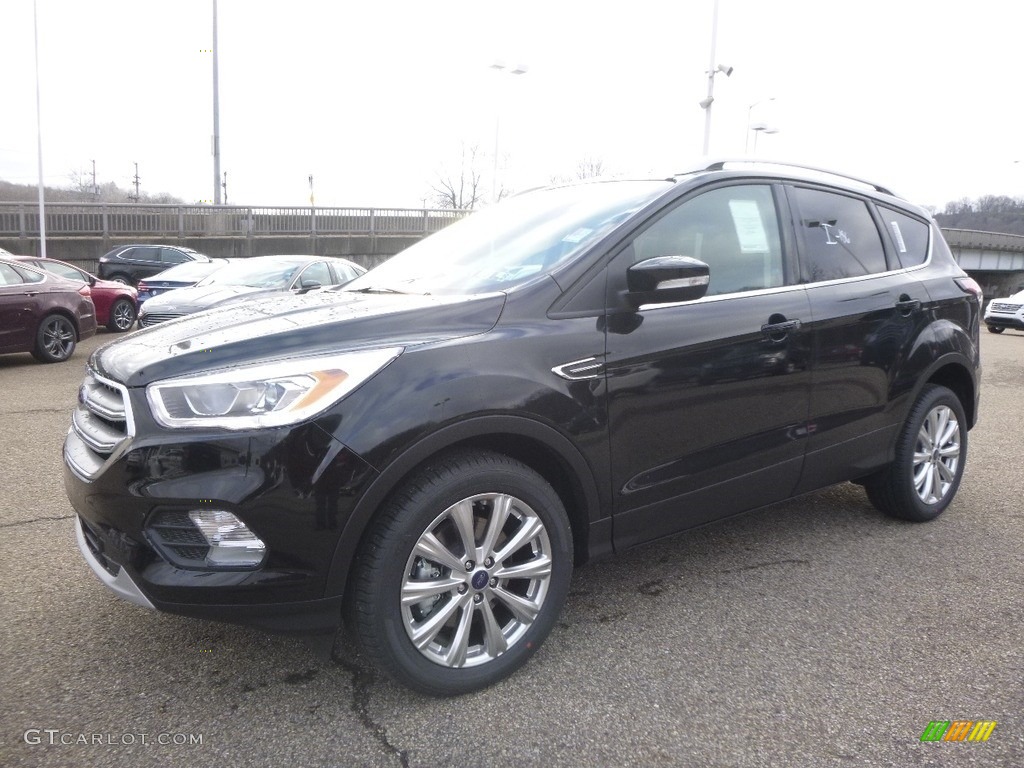 2017 Escape Titanium 4WD - Shadow Black / Charcoal Black photo #7