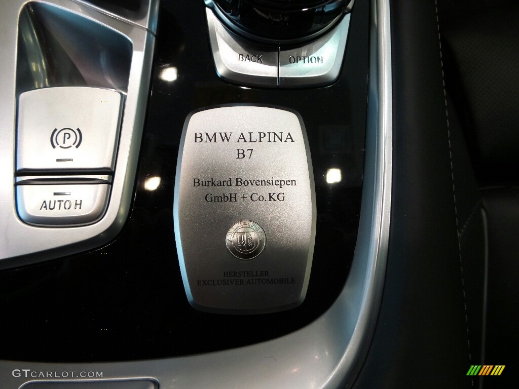 2017 BMW 7 Series Alpina B7 xDrive Info Tag Photos