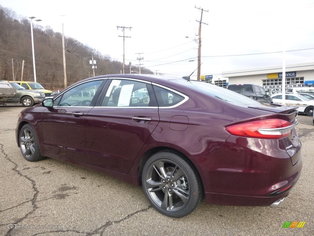 2017 Fusion Sport AWD - Burgundy Velvet / Dark Earth Grey photo #4