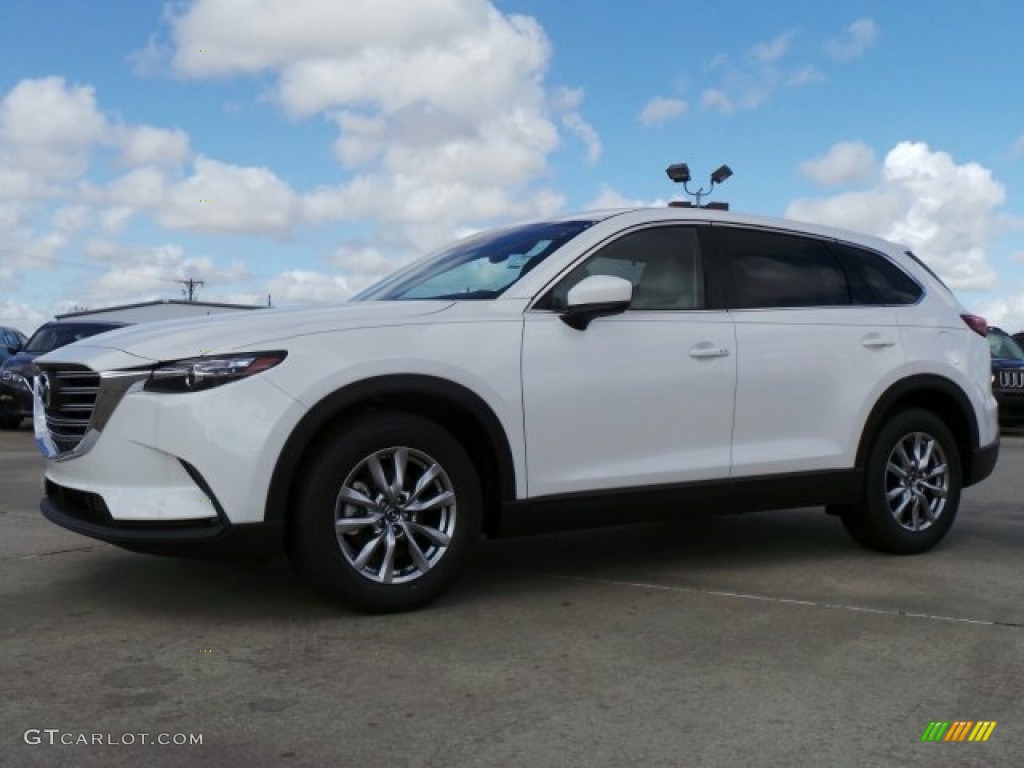 Snowflake White Pearl Mazda CX-9