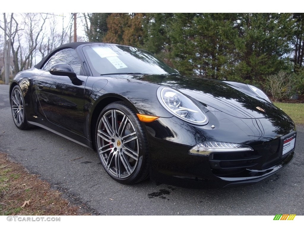 Black 2015 Porsche 911 Carrera 4S Cabriolet Exterior Photo #118123707