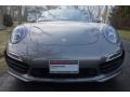 2015 Agate Grey Metallic Porsche 911 Turbo Cabriolet  photo #2