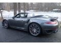 2015 Agate Grey Metallic Porsche 911 Turbo Cabriolet  photo #4