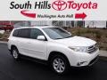 Blizzard White Pearl 2013 Toyota Highlander SE 4WD
