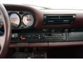 1987 Porsche 911 Dark Red Interior Controls Photo