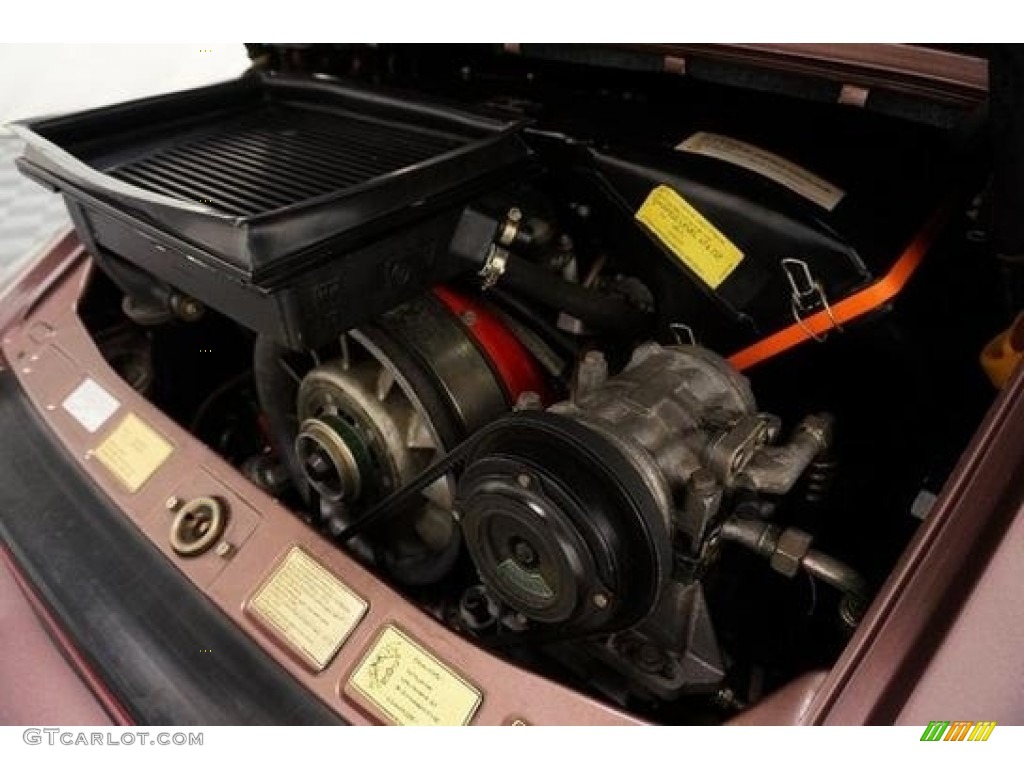 1987 Porsche 911 Slant Nose Turbo Coupe Engine Photos