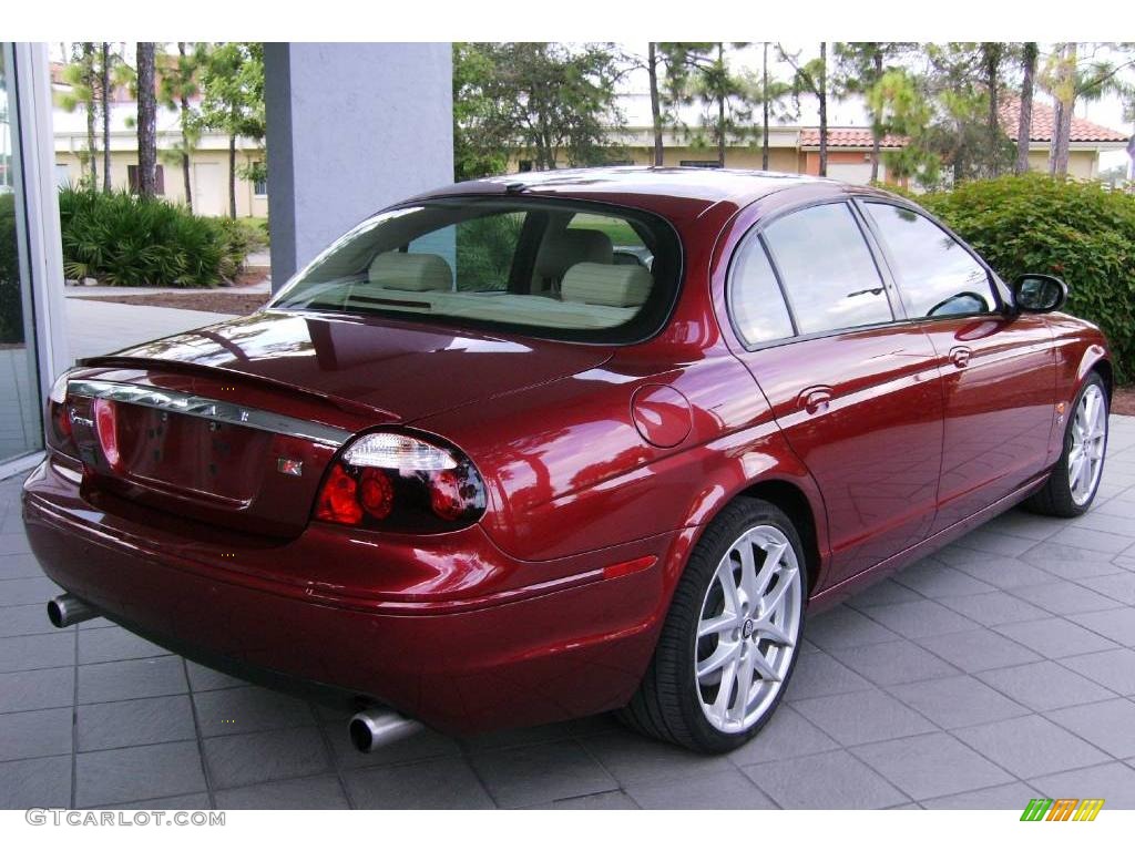 Radiance Red Metallic 2007 Jaguar S-Type R Sport Exterior Photo #1181248