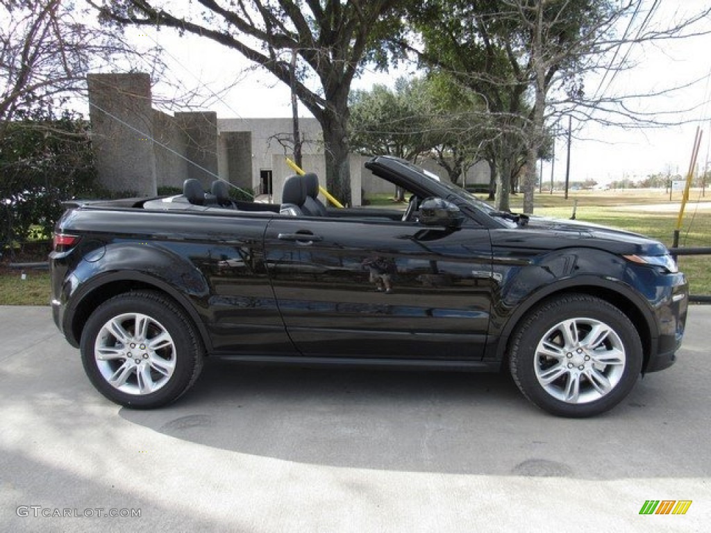 Santorini Black Metallic 2017 Land Rover Range Rover Evoque Convertible HSE Dynamic Exterior Photo #118125884