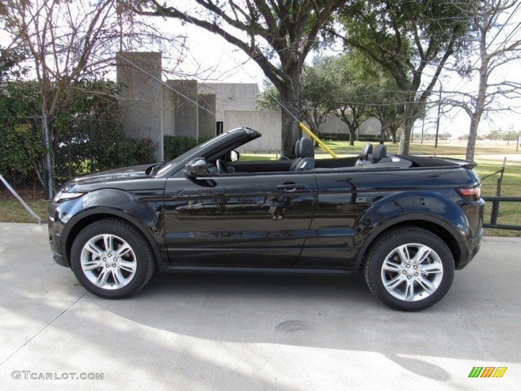 Santorini Black Metallic 2017 Land Rover Range Rover Evoque Convertible HSE Dynamic Exterior Photo #118126004